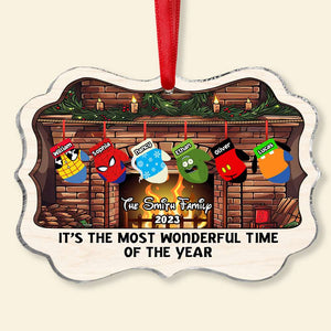 Gloves - The Most Wonderful Time Of The Year 08ACDT071123 Personalized Ornament, Gifts For Family - Ornament - GoDuckee