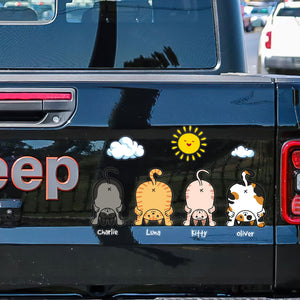 Personalized Gifts For Cat Lover Decal 06ACQN020724 - Decal Sticker - GoDuckee