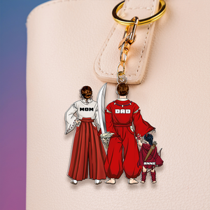 Personalized Gifts For Family Keychain 06qhhu200225pa - Keychains - GoDuckee