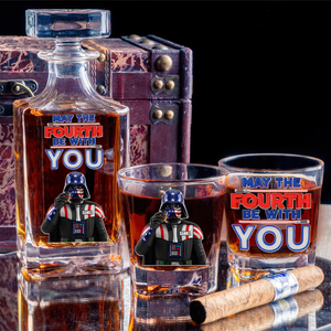 Independence Day Decanter Set - Personalized Gift For Americans 04OHLU100625 - Whiskey Bottle - GoDuckee
