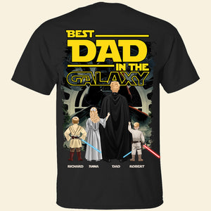 Personalized Gifts For Dad Shirt Best Dad In The Galaxy 04XQDT040425DAHHHG - Shirts - GoDuckee