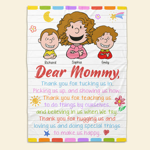 Personalized Gifts For Mom Blanket 03toqn140125hh - Blanket - GoDuckee