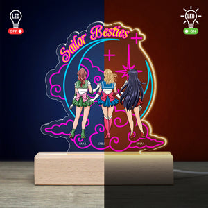 Personalized Gifts For Friends LED Light Besties 02htqn230224hh - Led Lights - GoDuckee