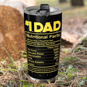 No 1 Dad Personalized Tumbler Cup, Gift For Father's Day-3OHPO030523 - Tumbler Cup - GoDuckee