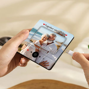 Custom Music & Photo Fridge Magnet Gifts For Couple 06KALU030125 - Fridge Magnet - GoDuckee