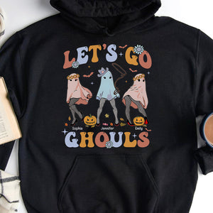 Let's Go Ghouls Personalized Horror Besties Shirt, Gift For Friend - Shirts - GoDuckee