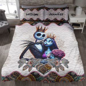 Personalized Gifts For Couple Quilt Bedding Set Special Line 05qnqn051124 - Blanket - GoDuckee
