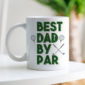 Best Dad By Par Personalized MUg, Gift For Father's Day - Coffee Mug - GoDuckee