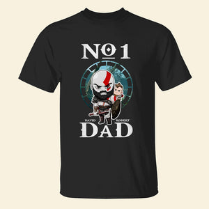 Dad No.1 Dad And Kid 01dnqn050623 Personalized Shirt - Shirts - GoDuckee