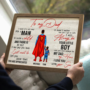 Personalized Gifts For Dad Canvas Print 01natn070524pa Father's Day - Canvas Print - GoDuckee