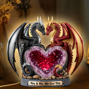 Fantasy Love Acrylic Light Box - Personalized Gifts For Couples 04PGQN271125 - Light Box - GoDuckee