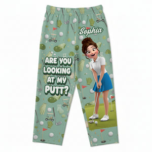 Personalized Funny Gifts For Golf Lovers Pajama Pants 03natn170126 - Pajama Pant - GoDuckee
