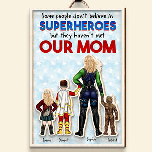 Personalized Gifts For Mom Wood Sign The Best Mom 01HUDT220224PA - Wood Signs - GoDuckee