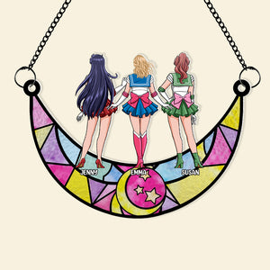 Personalized Gifts For Friends Suncatcher Window Hanging Ornament 04QHMH240424HH - Ornaments - GoDuckee