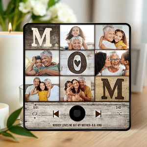 Custom Music & Photo Gifts For Mom Fridge Magnet 11xqpu271224 - Fridge Magnet - GoDuckee