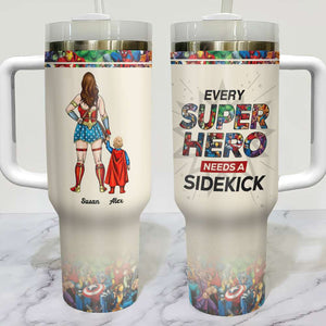 Personalized Gifts For Mom Tumbler Every Superhero Needs A Sidekick 03QHHN250324PA - Tumbler Cups - GoDuckee