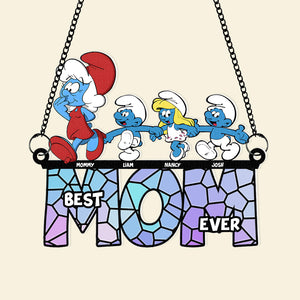 Personalized Gifts For Mom Suncatcher Window Hanging Ornament 03OHPU240424 Mother's Day - Ornaments - GoDuckee