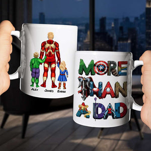 Super Dad Personalized Mug Father's Day Gift DR-WHM-05QHHN110523TM - Coffee Mug - GoDuckee