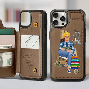 Personalized Gifts For Book Lovers Leather Flip Wallet Phone Case 03hupu260225pa - Phone Case - GoDuckee