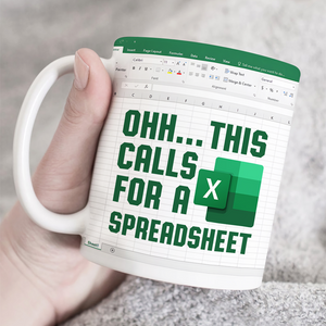 Personalized Gifts For Coworker Mug Spreadsheet 01xqpu171224 - Coffee Mug - GoDuckee