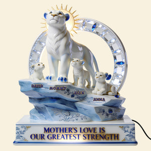 Queen Mom And Cubs Light Box Personalized Gifts For Mom 01PGDT150426