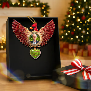Cardinal Memorial Christmas Ornament – Custom Photo Gifts For Loved Ones In Heaven 02tgqn011025 - Ornament - GoDuckee