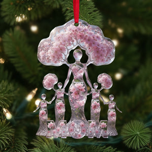 Gracefully Elegant Mom Tree Of Life Ornament, Personalized Gifts For Mom 01qhlu011025 - Ornament - GoDuckee