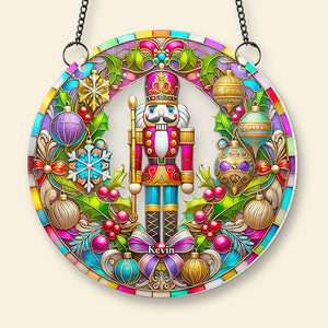 Personalized Gifts Colorful Nutcracker Acrylic Suncatcher Ornament 05ACDT040924 - Ornament - GoDuckee