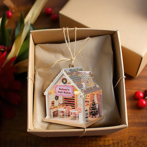 Nail Salon Miniature Acrylic Ornament - Personalized Gifts For Her 06PGLU241025 - Ornament - GoDuckee