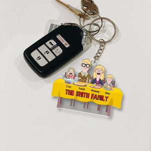 Personalized Gifts For Family Keychain Family Meal 04OHMH261224HG - Keychains - GoDuckee