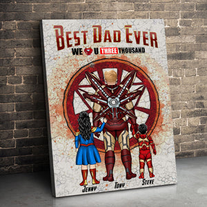 Best Dad Ever-03qhpo250523tm Personalized Canvas Print - Poster & Canvas - GoDuckee