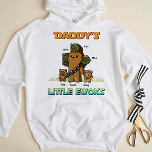 Personalized Gifts For Dad Shirt Daddy's Little Kids 05nahn300124 - 2D Shirts - GoDuckee