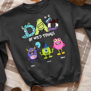 Dad Of Wild Things Personalized Shirt, Gift For Dad-1OHHN130623 - Shirts - GoDuckee