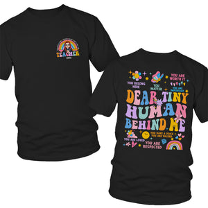 Personalized Gifts For Teacher Shirt 02NADT220624HH Rainbows - Shirts - GoDuckee