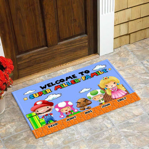 Family 02nahn041223, Personalized Doormat - Doormat - GoDuckee
