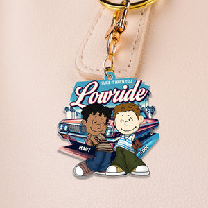 Personalized Gifts For Couple Keychain, Love Lowrider Car 01qhdt040125hg - Keychains - GoDuckee