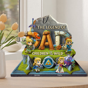 Legendary Dad Acrylic Plaque - Personalized Gifts For Dad 02huqn080525 - Shaped Plaques - GoDuckee