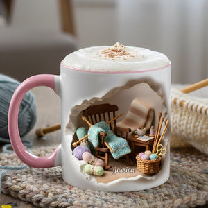 Sewing Coffee Accent Mug - Personalized Gifts For Sewing Lovers 07hylu111225 - Coffee Mug - GoDuckee