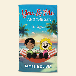 Personalized Gifts For Couple Beach Towel 03TODT080125PA - Beach Towel - GoDuckee