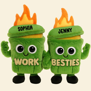 Cute Dumpster Coworker Shaped Pillow - Personalized Gifts For Coworkers 05NATN151125 - Pillow - GoDuckee