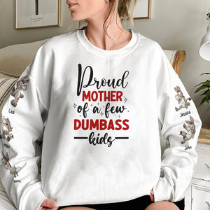 Proud Family Of A Few Dumba** Kids, Gift For Family, Personalized 3D Shirt, Donkey Kids Shirt - AOP Products - GoDuckee