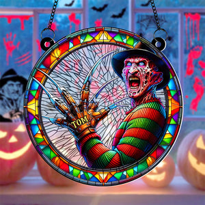 Personalized Gifts For Horror Movie Fans Suncatcher Ornament 03KATN220824 - Ornament - GoDuckee