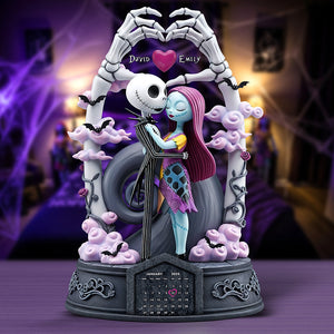 Spooky Love Acrylic Plaque - Personalized Gifts For Couple 02TOQN270625 - Shaped Plaques - GoDuckee