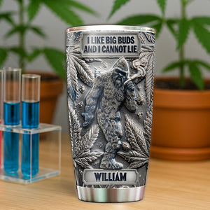 Smoking Sasquatch 20oz Tumbler - Personalized Gifts For Stoners 05TGLU210625 - Tumbler Cup - GoDuckee