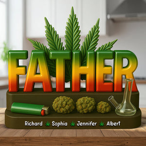 Daddy Acrylic Plaque Gifts For Dad 02TOQN190425 - Shaped Plaques - GoDuckee