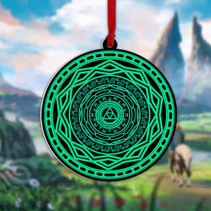 Circle Acrylic Ornament -PW-03NATN280823, Gift For Christmas - Ornament - GoDuckee