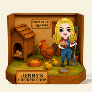 Personalized Gifts For Farmer Plaque Chicken Coop 03NAPU110425HH - Shaped Plaques - GoDuckee