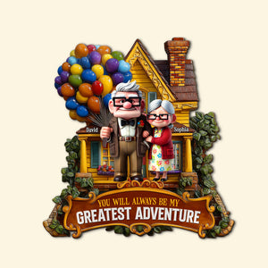 Greatest Adventure Wood Sign Personalized Gifts For Couple 02TGTN240525 - Wood Sign - GoDuckee