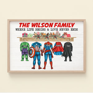 Family 02NATN111123 Personalized Canvas Print - Poster & Canvas - GoDuckee