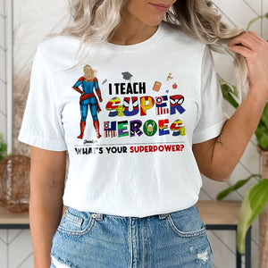 Best Teacher, Personalized Shirt, Gifts For Teacher, Back To School, Gifts For Birthday, 02htpo060723tm - Shirts - GoDuckee